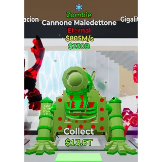 Fortnite Steal The Brainrot Zombie Cannone Maledettone 1 trait
