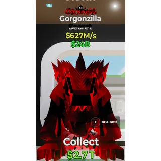 Fortnite Steal The Brainrot Darkness Gorgonzilla 627M/s