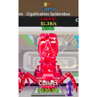 Fortnite Steal The Brainrot Crystal Gigalitraktos Spidorobos 2 traits 1.3B/s