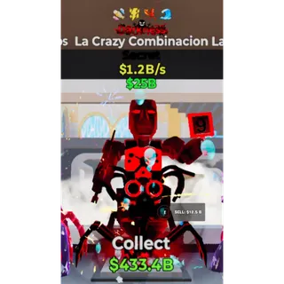 Fortnite Steal The Brainrot Darkness La Crazy Combinacion 4 traits 1.2B/s