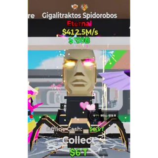 Fortnite Steal The Brainrot Gigalitraktos Spidorobos 2 traits