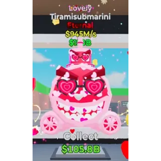 Fortnite Steal The Brainrot Lovely Tiramisubmarini