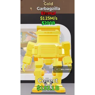 Fortnite Steal The Brainrot Gold Garbagzilla