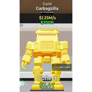 Fortnite Steal The Brainrot Gold Garbagzilla