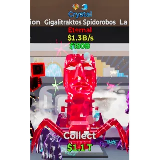 Fortnite Steal The Brainrot Crystal Gigalitraktos Spidorobos 2 traits