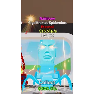 Fortnite Steal The Brainrot Rainbow Gigalitraktos Spidorobos