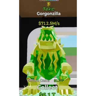 Fortnite Steal The Brainrot Toxic Gorgonzilla traited 712.5M/s