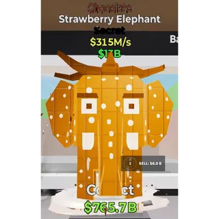 Fortnite Steal The Brainrot Chocolate Strawberry Elephant 