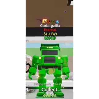 Fortnite Steal The Brainrot Garbagzilla 4 traits 1.1B/s