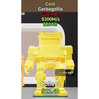 Fortnite Steal The Brainrot Gold Garbagzilla