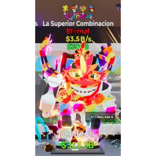 Fortnite Steal The Brainrot Carnival La Superior Combinacion 4 traits 3.5B/s
