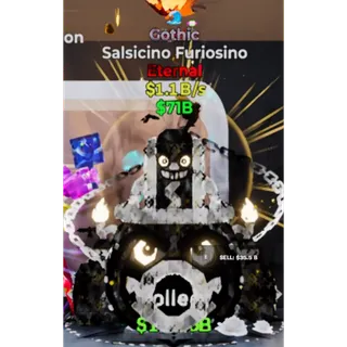 Fortnite Steal The Brainrot Gothic Salsicino Furiosino 1 trait 1.1B/s