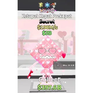 Fortnite Steal The Brainrot Lovely Ketupat Kepat Prekupat 