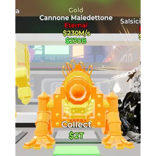 Fortnite Steal The Brainrot Gold Cannone Maledettone