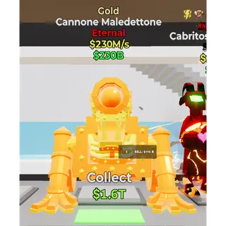 Fortnite Steal The Brainrot Gold Cannone Maledettone