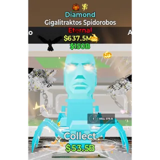 Fortnite Steal The Brainrot Diamond Gigalitraktos Spidorobos 2 traits