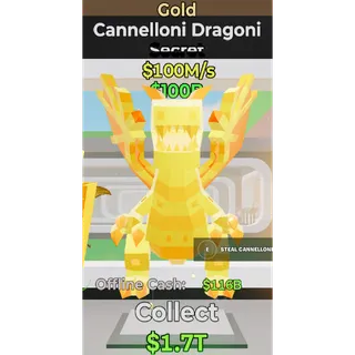 Fortnite Steal The Brainrot Gold Cannelloni Dragoni