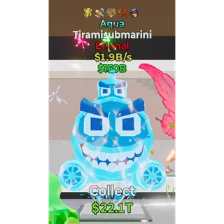 Fortnite Steal The Brainrot Aqua Tiramisubmarini 5 traits 1.9B/s
