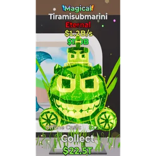 Fortnite Steal The Brainrot Magical Tiramisubmarini