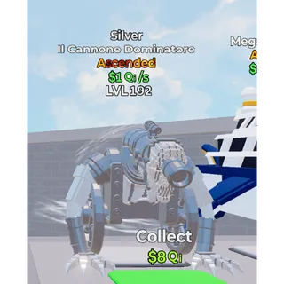 Fortnite Go Up For Brainrots Silver Il Cannone Dominatore
