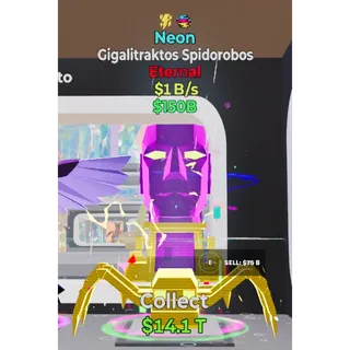 Fortnite Steal The Brainrot Neon Gigalitraktos Spidorobos 2 traits