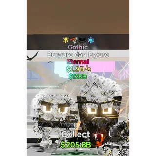 Fortnite Steal The Brainrot Gothic Burguro dan Fryuro 4 trait 1.9B/s