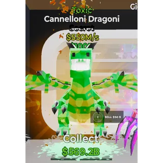 Fortnite Steal The Brainrot Toxic Cannelloni Dragoni