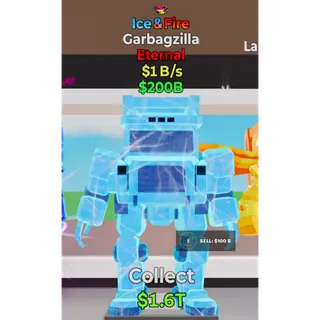 Fortnite Steal The Brainrot Ice & Fire Garbagzilla 1 trait 1B/s