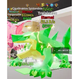 Fortnite Steal The Brainrot Toxic Tralaledon 5 traits 2.1B/s