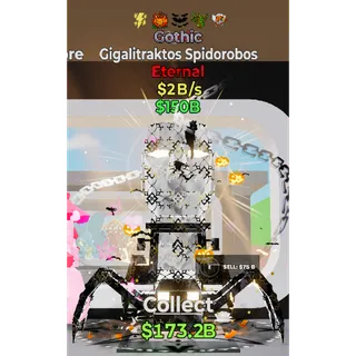 Fortnite Steal The Brainrot Gothic Gigalitraktos Spidorobos 5 traits 2B/s