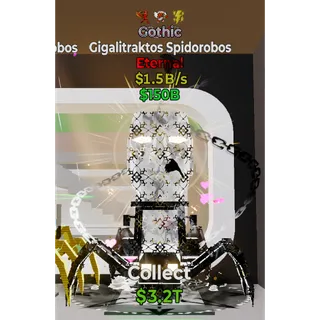 Fortnite Steal The Brainrot Gothic Gigalitraktos Spidorobos 3 traits 1.5B/s