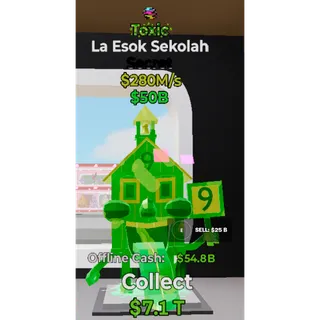 Fortnite Steal The Brainrot Toxic La Esok Sekolah traited 280M/s