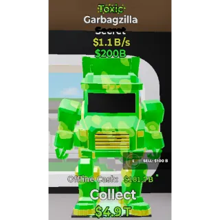 Fortnite Steal The Brainrot Toxic Garbagzilla 
