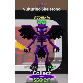 Fortnite Steal The Brainrot Void Vulturino Skeletono