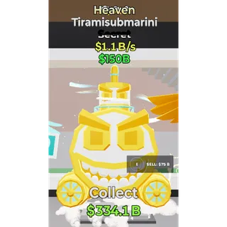 Fortnite Steal The Brainrot Heaven Tiramisubmarini