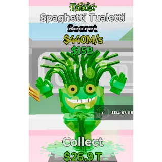 Fortnite Steal The Brainrot Spaghetti Tualetti 44M/s