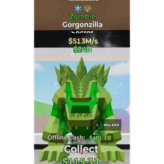 Fortnite Steal The Brainrot Zombie Gorgonzilla 513M/s