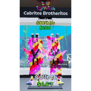 Fortnite Steal The Brainrot Cabritos Brotheritos 585M/s