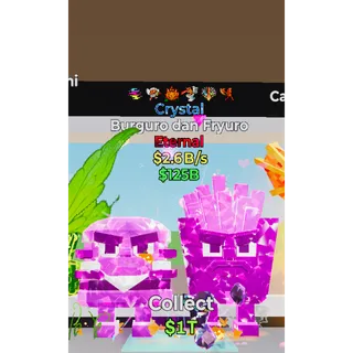 Fortnite Steal The Brainrot Crystal Burguro dan Fryuro 6 traits 2.6B/s