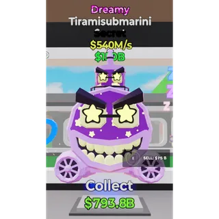 Fortnite Steal The Brainrot Dreamy Tiramisubmarini