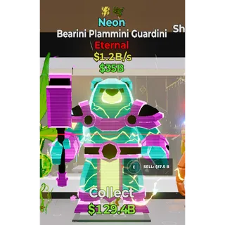 Fortnite Steal The Brainrot Neon Bearini Plammini Guardini 2 traits 1.2B/s