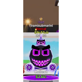 Fortnite Steal The Brainrot Void Tiramisubmarini 1 trait