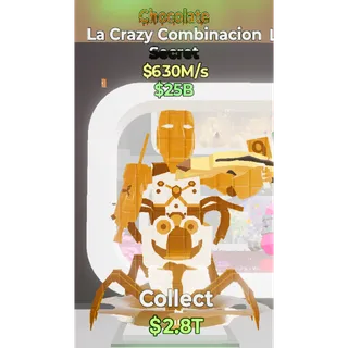 Fortnite Steal The Brainrot Chocolate La Crazy Combinacion