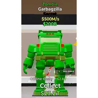 Fortnite Steal The Brainrot Zombie Garbagzilla