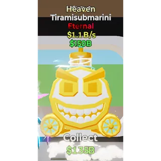 Fortnite Steal The Brainrot Heaven Tiramisubmarini 1.1B/s
