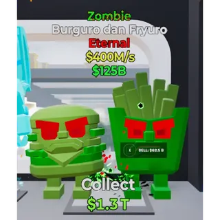 Fortnite Steal The Brainrot Zombie Burguro dan Fryuro