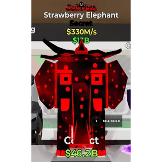 Fortnite Steal The Brainrot Darkness Strawberry Elephant 