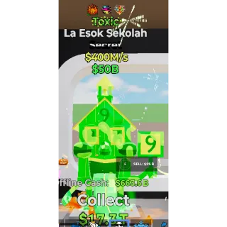 Fortnite Steal The Brainrot Toxic La Esok Sekolah 400M/s