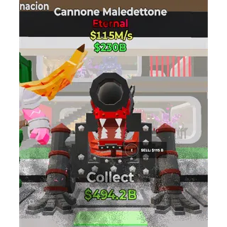 Fortnite Steal The Brainrot Cannone Maledettone