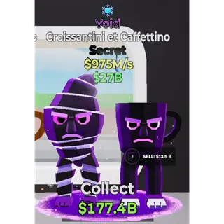 Fortnite Steal The Brainrot Void Croissantini et Caffettino traited 